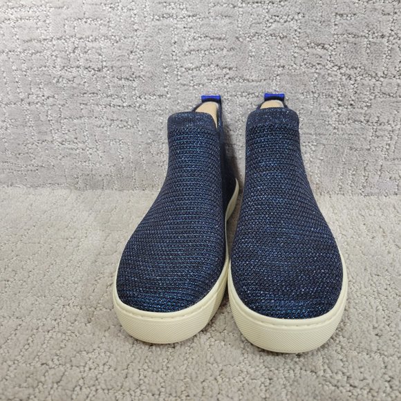 Rothy's The Chelsea Metallic Lattice Pull On Ankle Boots Women's Size US 6, 10 - Picture 7 of 11